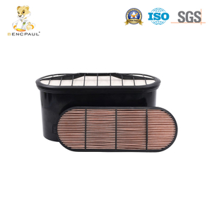 Filtro de ar em favo de mel de alta admiss&atilde;o para motor de caminh&atilde;o resistente com fluxo de ar otimizado e controle de poeira YK4120U (Z)