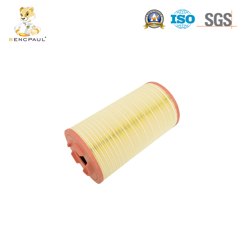 Filtro de aire de motor avanzado para aplicaciones de veh&iacute;culos comerciales con medio filtrante resistente a la humedad H0040943504 C27132013